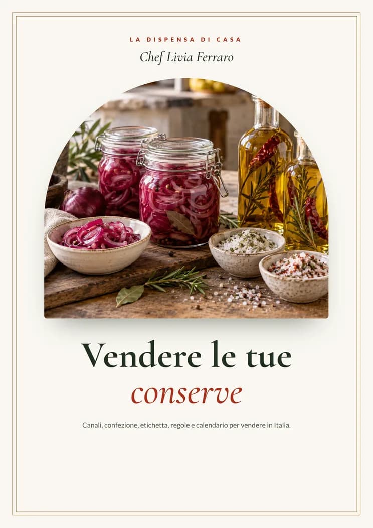 Vendere le tue conserve